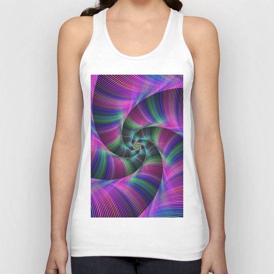 Spiral tentacles Unisex Tank Top
