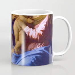 Nicolas Poussin - Holy Family with St Elizabeth and St John the Baptist Coffee Mug