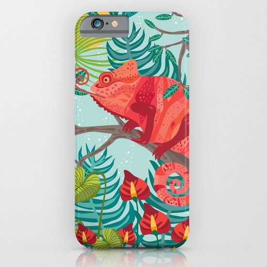The Red Chameleon iPhone & iPod Case