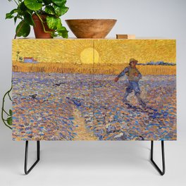 Vincent van Gogh - Sower with Setting Sun Credenza