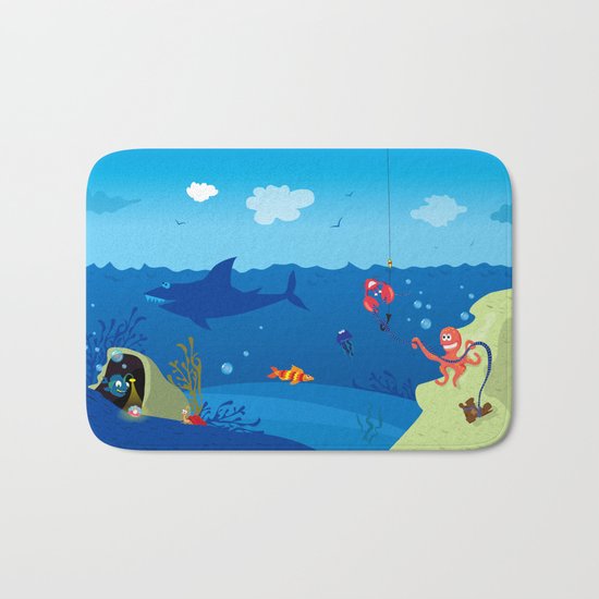 Underwater World Bath Mat