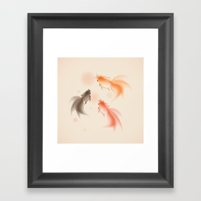 Goldfish 001 Framed Art Print