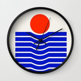 Going down-modern abstract Wall Clock