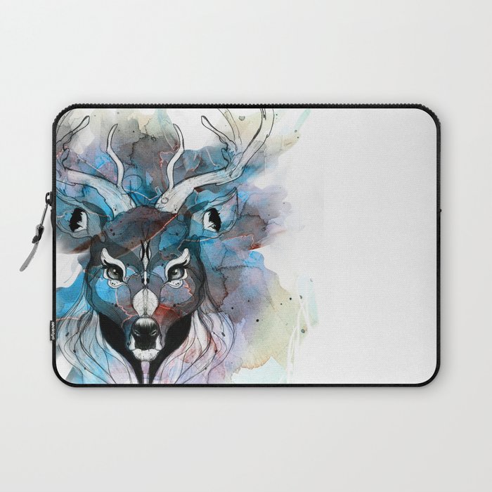 Deer- Blue Laptop Sleeve