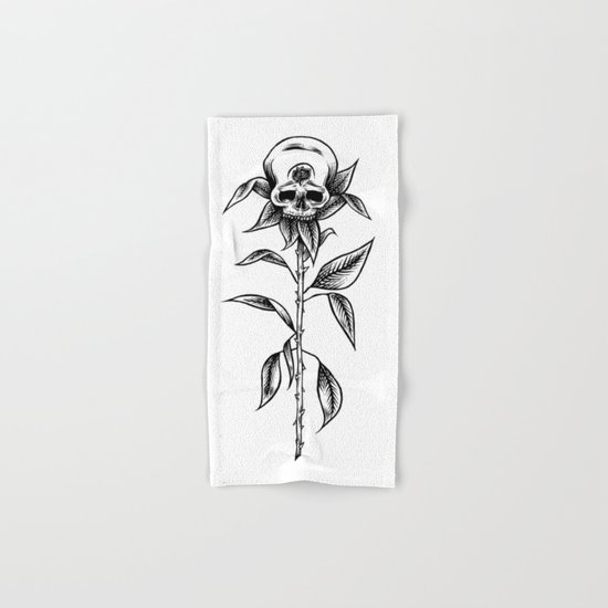 Dead Flower Hand Bath Towel By Emmaromby Society6