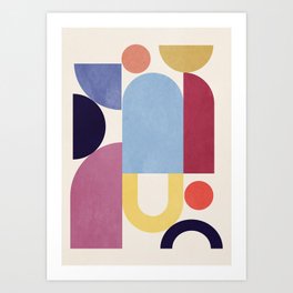 Abstract Shapes 55 Art Print