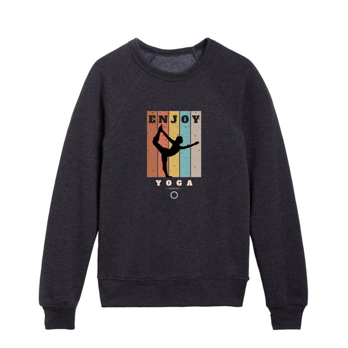 Dancer Pose Retro Kids Crewneck