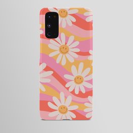 Wavy Daisies Android Case