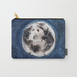 Moon, Verse, Blue skies, Lovely Moon, Moon and Sunshine, Gift, night sky Carry-All Pouch