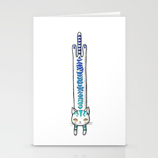 Long Cat Stationery Cards