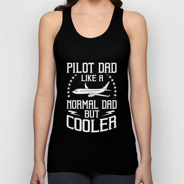 Airplane Pilot Plane Aircraft Flyer Flying Tank Top