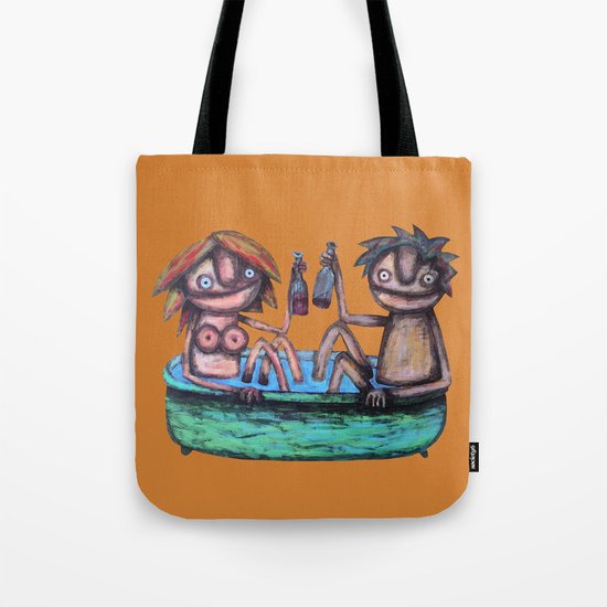 In the bath Tote Bag