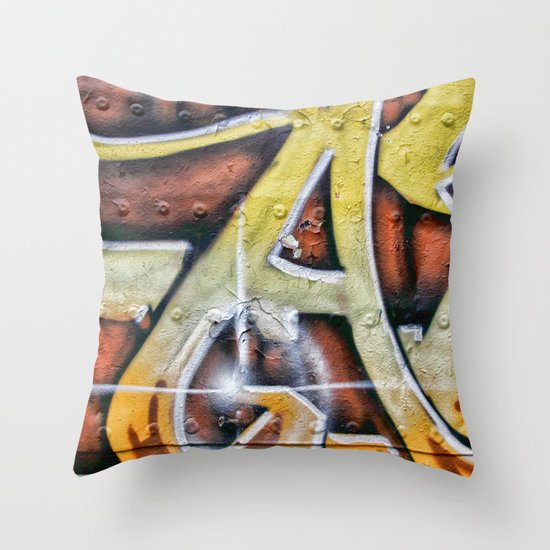 Graffiti Throw Pillow