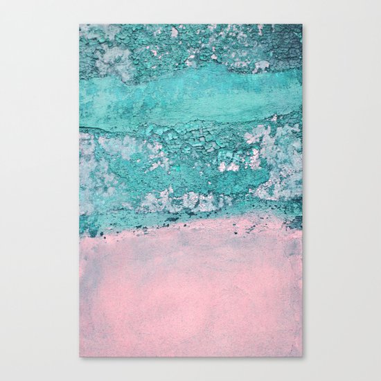 blue wall Canvas Print