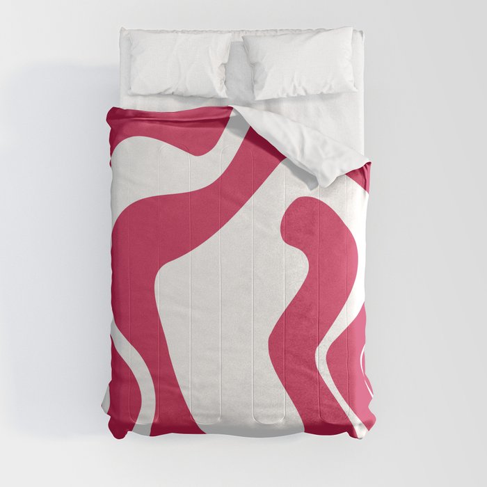 Pink abstract Comforter