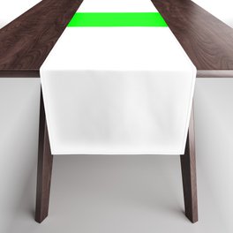 L MONOGRAM (LIME & WHITE) Table Runner