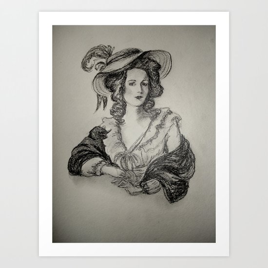 French Sketch IV Art Print