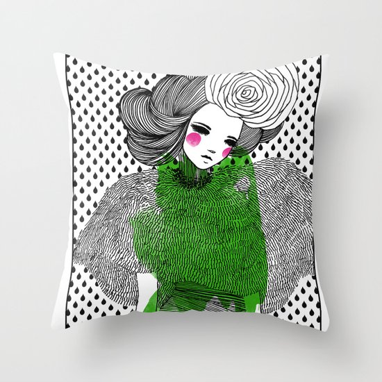 Good morning Throw Pillow