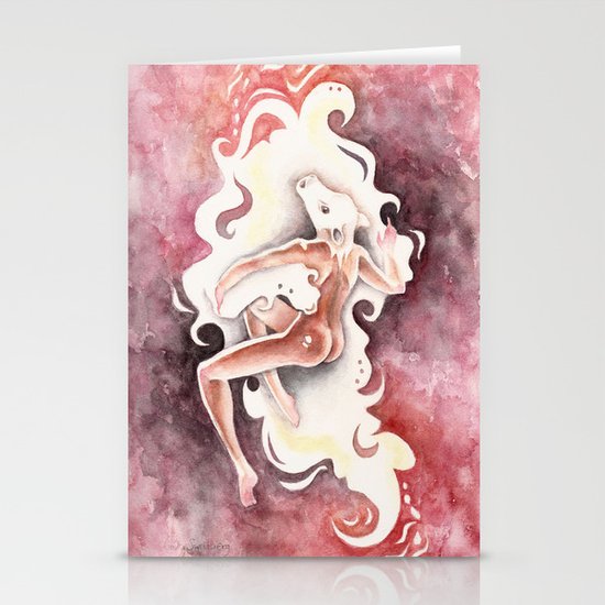 Masters of Disguises (Io and Zeus) Stationery Cards