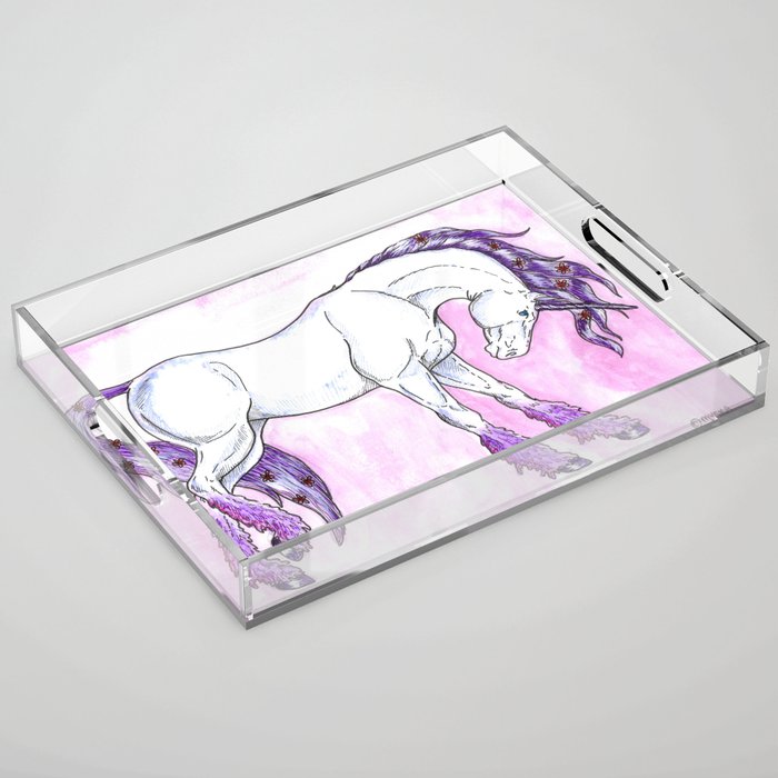 The Purple Unicorn Acrylic Tray