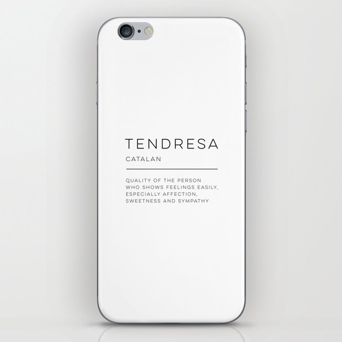 Tendresa Definition iPhone Skin
