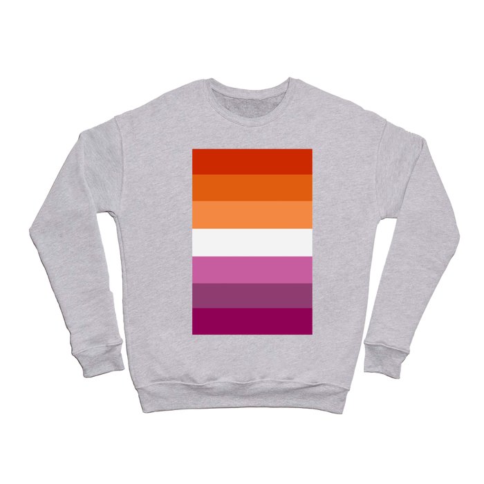 Lesbian Pride Flag Crewneck Sweatshirt