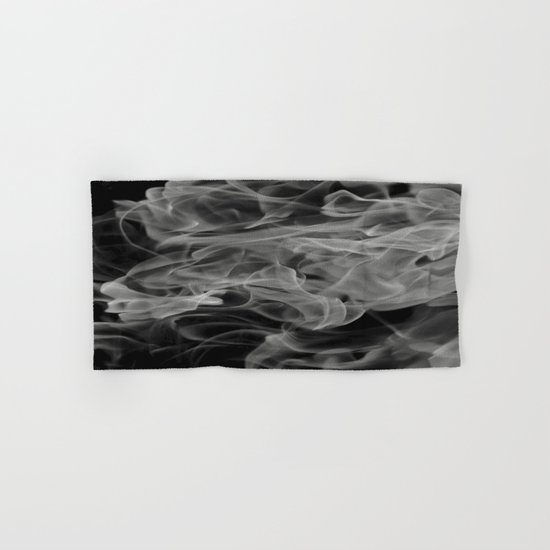 Whispers - Black and white abstract Hand & Bath Towel