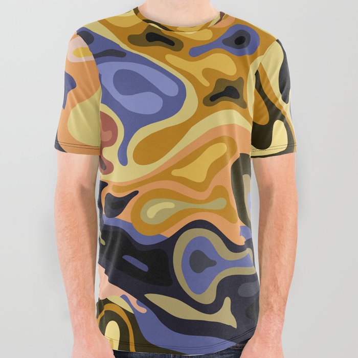 Liquid surface 7 All Over Graphic Tee