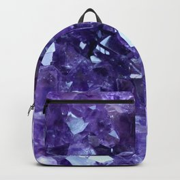 Raw Amethyst - Crystal Cluster Backpack