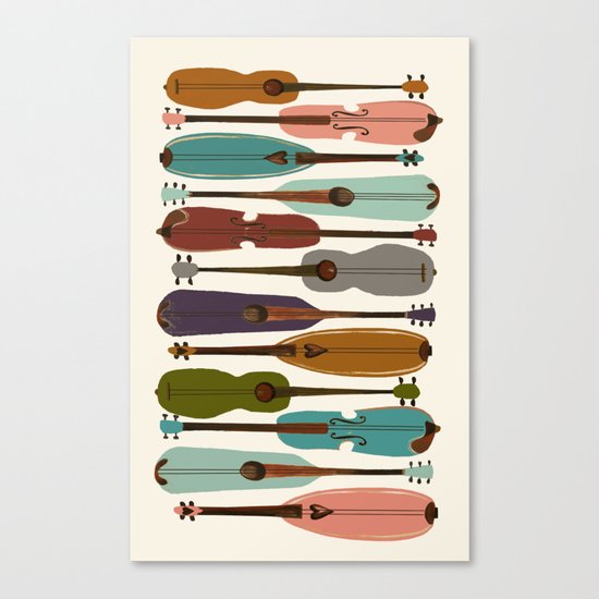 Instrument Collection Canvas Print