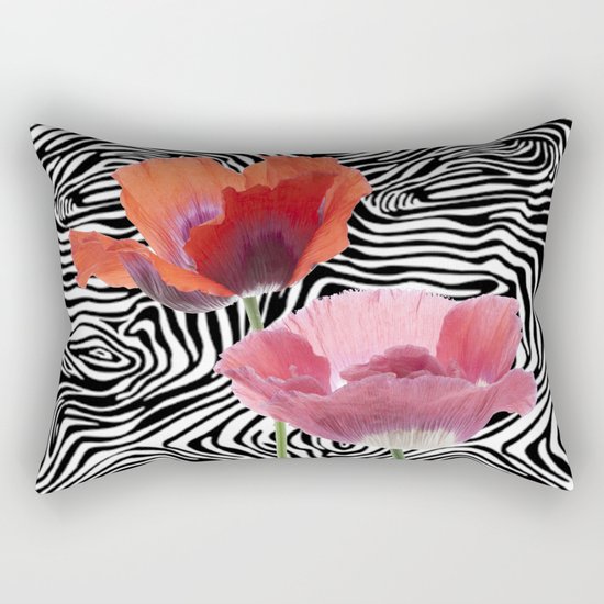 floral bar Rectangular Pillow