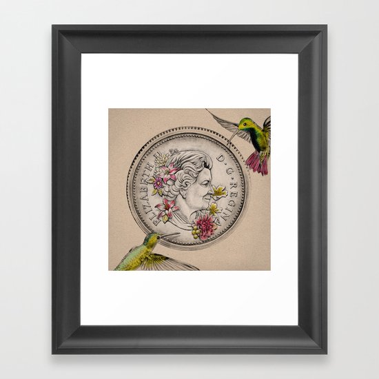Our Beauty Queen Framed Art Print