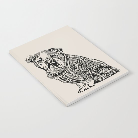Polynesian English Bulldog Notebook