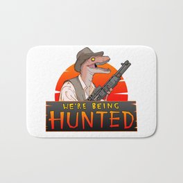 We're Being Hunted Bath Mat