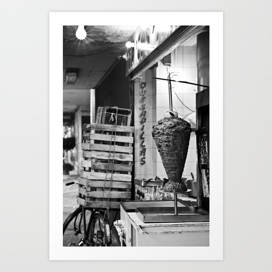 A taco place Art Print