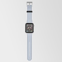 Blue Seersucker Stripe Apple Watch Band