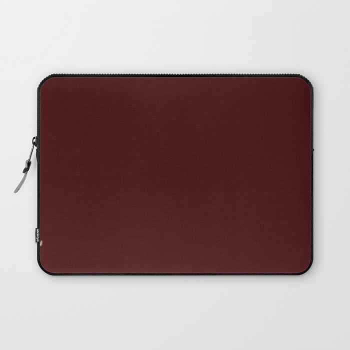 Simply Maroon Red Laptop Sleeve