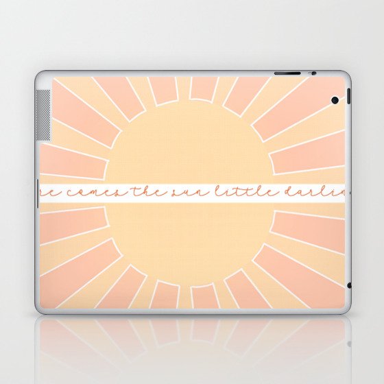 Here Comes The Sun, Little Darling / Original Print Laptop & iPad Skin