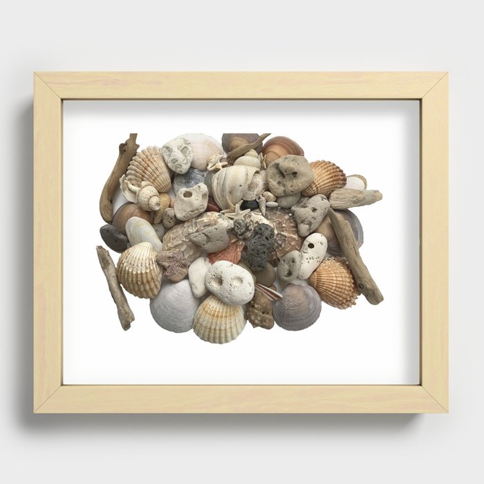 Treasures from the Seashore Recessed Framed Print