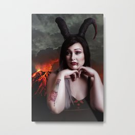 From  Hell With Love - A Horror Pinup Project Metal Print | Scary, Mixed Media, Photo, Sci-Fi 