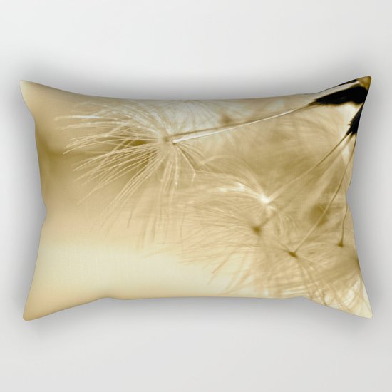 Diana's Dandelion Sepia Rectangular Pillow