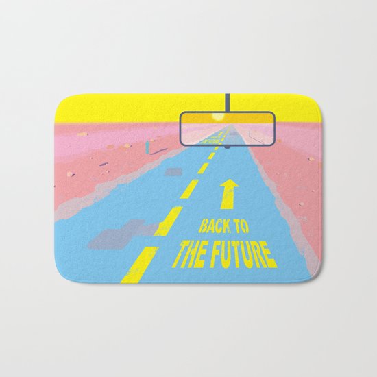Back to the Future Bath Mat