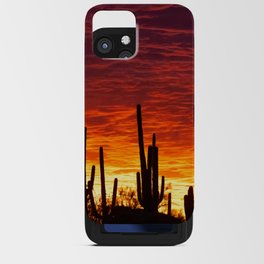 Tucson Mountain Park Sunset iPhone Card Case