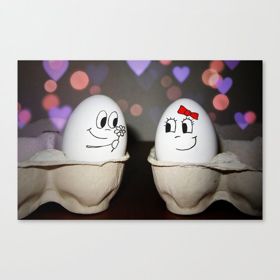 Egg Love Canvas Print