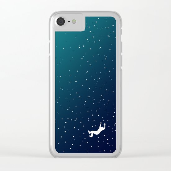 Falling Clear iPhone Case