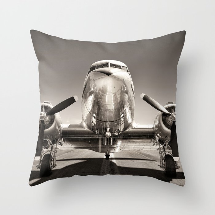Vintage airplane pillow 2025