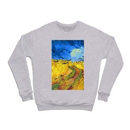Vincent van Gogh "Wheatfield with crows" Crewneck Sweatshirt