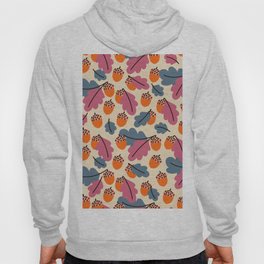 Seamless pattern with oak autumn leaves and acorns. Thanksgiving Day décor Hoody