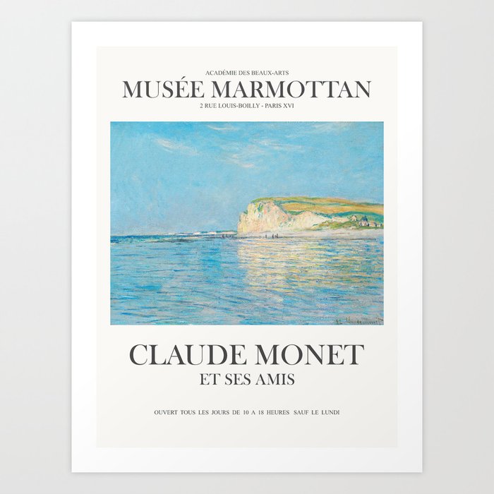 Claude Monet Art Exhibition Art Print