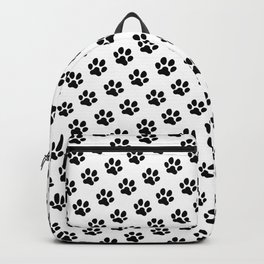 Kitty Paws Print Cat Lover Pattern Backpack
